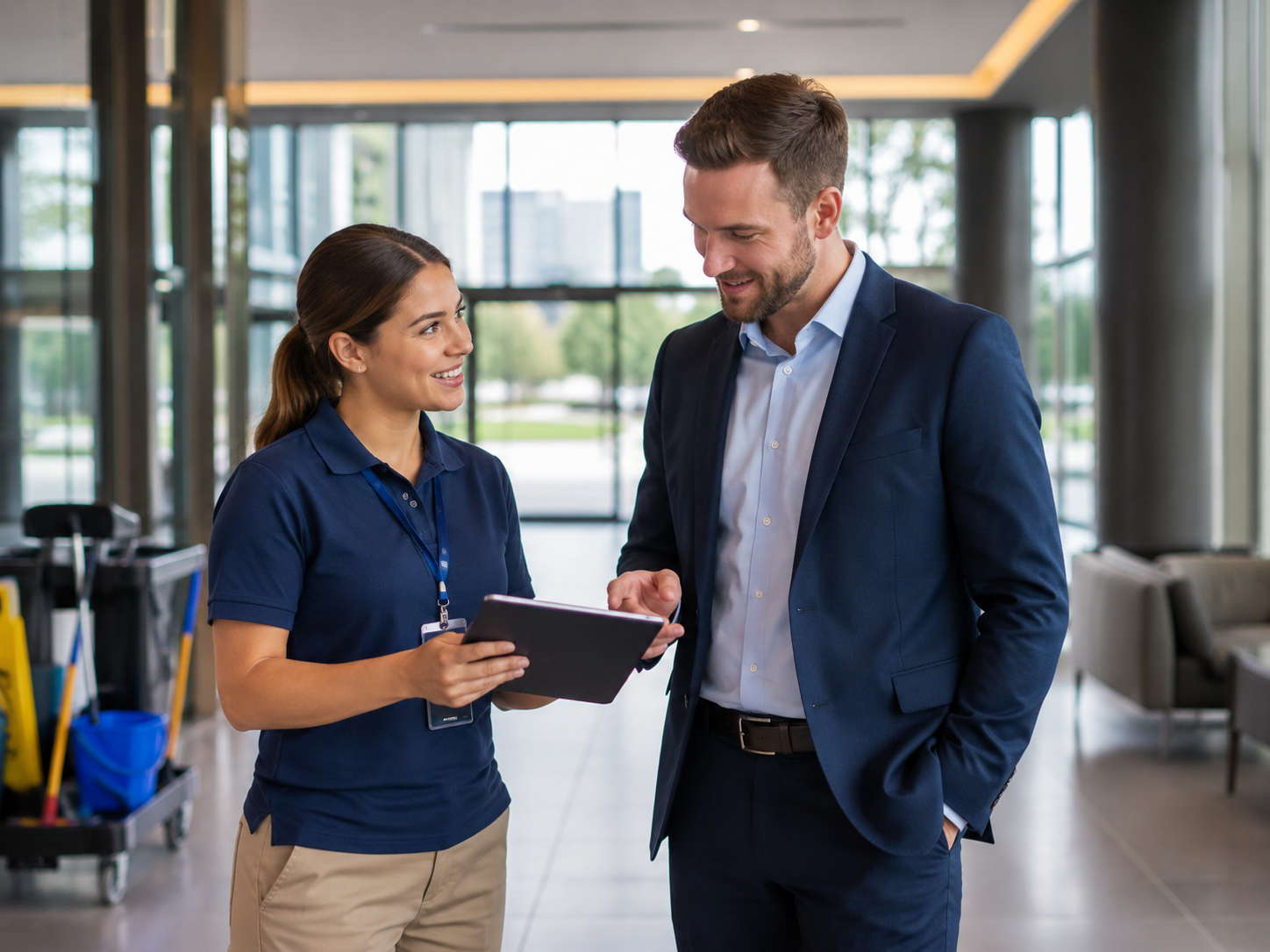 Commercial cleaning quote consultation
